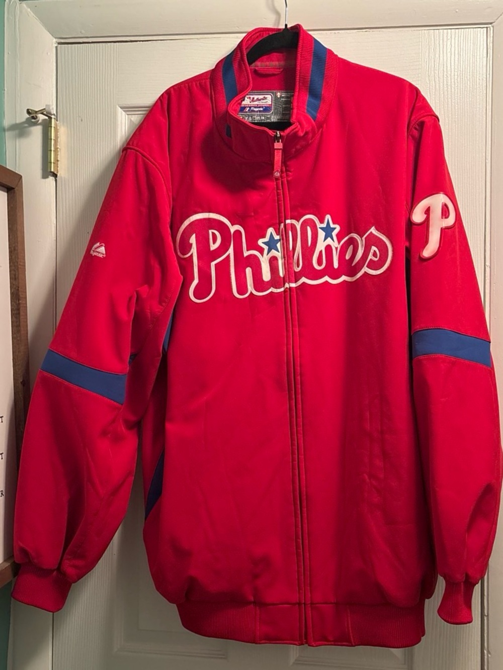 Majestic Philadelphia Phillies Red men’s Jacket 3XLT